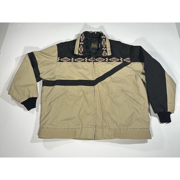 Vintage David James Jacket Mens Aztec Southwest Western 1990s